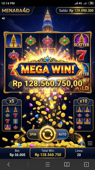 Screenshot antarmuka pengguna menara4d yang intuitif dan mudah dipahami.